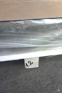 Алюминиевый лист рифлёный 1,2х1200х3000 квинтет (АМг2Н2Р) видео №2
